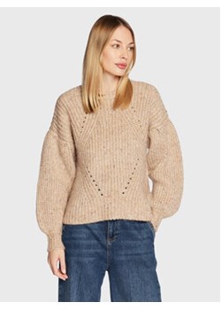 Fransa Sweter Frkaren 20611152 Beżowy Loose Fit ze sklepu MODIVO w kategorii Swetry damskie - zdjęcie 168510489
