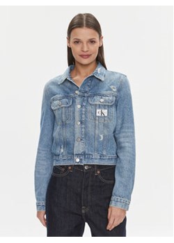 Calvin Klein Jeans Kurtka jeansowa 90's J20J222875 Niebieski Regular Fit ze sklepu MODIVO w kategorii Kurtki damskie - zdjęcie 168510875