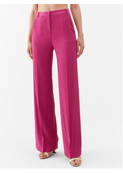 Patrizia Pepe Spodnie materiałowe 2P1498/A236-M447 Różowy Wide Leg ze sklepu MODIVO w kategorii Spodnie damskie - zdjęcie 168511548