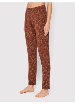 Femilet by Chantelle Spodnie piżamowe Yara FN7660 Bordowy ze sklepu MODIVO w kategorii Piżamy damskie - zdjęcie 168511599