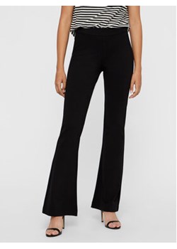 Vero Moda Spodnie materiałowe Kamma 10209858 Czarny Flared Fit ze sklepu MODIVO w kategorii Spodnie damskie - zdjęcie 168511639