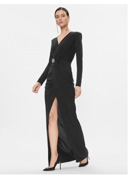Elisabetta Franchi Sukienka wieczorowa AB-493-37E2-V720 Czarny Regular Fit ze sklepu MODIVO w kategorii Sukienki - zdjęcie 168512226