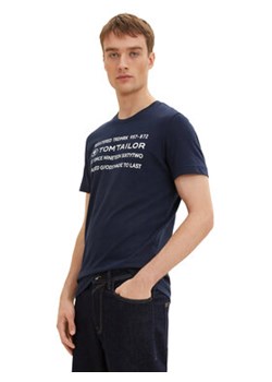 Tom Tailor T-Shirt 1034398 Granatowy Regular Fit ze sklepu MODIVO w kategorii T-shirty męskie - zdjęcie 168512745