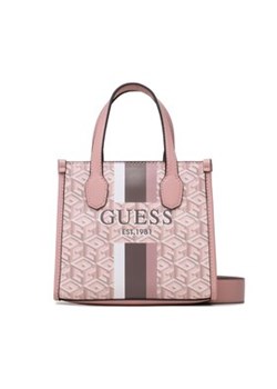 Guess Torebka Silvana (SC) Mini Bags HWSC86 65770 Różowy ze sklepu MODIVO w kategorii Torby Shopper bag - zdjęcie 168513415