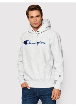 Champion Bluza Script Logo 216499 Szary Regular Fit ze sklepu MODIVO w kategorii Bluzy męskie - zdjęcie 168513676
