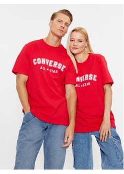 Converse T-Shirt Classic Fit All Star Center Front Tee 10024566-A10 Czerwony Regular Fit ze sklepu MODIVO w kategorii Bluzki damskie - zdjęcie 168513885