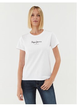 Pepe Jeans T-Shirt Wendys PL505710 Biały Regular Fit ze sklepu MODIVO w kategorii Bluzki damskie - zdjęcie 168513887