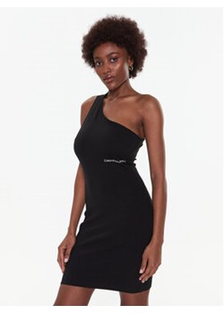Calvin Klein Jeans Sukienka codzienna J20J220757 Czarny Slim Fit ze sklepu MODIVO w kategorii Sukienki - zdjęcie 168513928