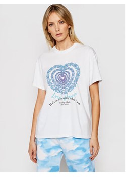 Local Heroes T-Shirt Infinity Love SS21T0012 Biały Relaxed Fit ze sklepu MODIVO w kategorii Bluzki damskie - zdjęcie 168514115