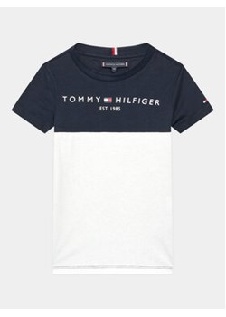 Tommy Hilfiger Komplet t-shirt i szorty sportowe Essentisl KB0KB08359 M Granatowy Regular Fit ze sklepu MODIVO w kategorii T-shirty chłopięce - zdjęcie 168514357