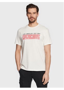 Guess T-Shirt Korbin Z3GI07 K8FQ4 Biały Regular Fit ze sklepu MODIVO w kategorii T-shirty męskie - zdjęcie 168514395