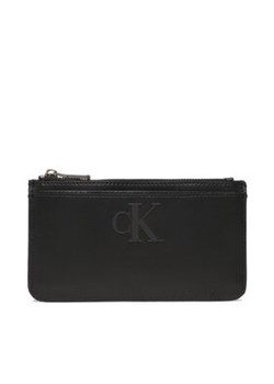 Calvin Klein Jeans Etui na karty kredytowe Sleek Coin Purse Solid K60K610338 Czarny ze sklepu MODIVO w kategorii Etui - zdjęcie 168514485