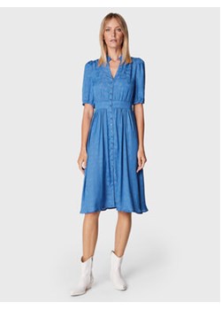 Morgan Sukienka koszulowa 222-RANISA Niebieski Regular Fit ze sklepu MODIVO w kategorii Sukienki - zdjęcie 168514885