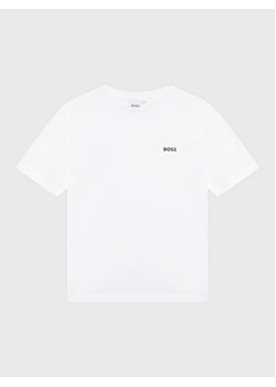 Boss T-Shirt J25P23 D Biały Regular Fit ze sklepu MODIVO w kategorii T-shirty chłopięce - zdjęcie 168515139