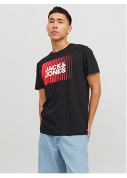 Jack&Jones T-Shirt Corp 12233999 Czarny Standard Fit ze sklepu MODIVO w kategorii T-shirty męskie - zdjęcie 168515376