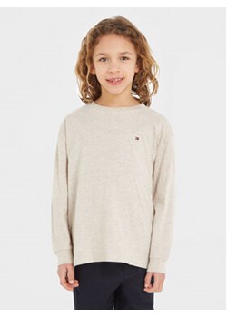 Tommy Hilfiger Bluzka Essential KB0KB08576 S Beżowy Regular Fit ze sklepu MODIVO w kategorii T-shirty chłopięce - zdjęcie 168515568