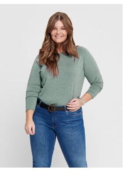 ONLY Carmakoma Sweter 15197209 Zielony Regular Fit ze sklepu MODIVO w kategorii Swetry damskie - zdjęcie 168515575