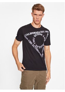 Guess T-Shirt M3BI13 I3Z14 Czarny Slim Fit ze sklepu MODIVO w kategorii T-shirty męskie - zdjęcie 168515619