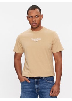 Tommy Jeans T-Shirt 85 Entry DM0DM18569 Beżowy Regular Fit ze sklepu MODIVO w kategorii T-shirty męskie - zdjęcie 168515758
