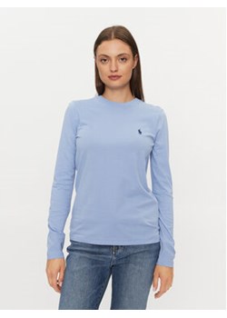 Polo Ralph Lauren Bluzka 211898699007 Niebieski Regular Fit ze sklepu MODIVO w kategorii Bluzki damskie - zdjęcie 168515788