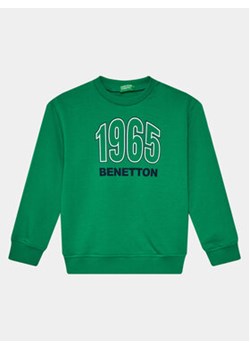 United Colors Of Benetton Bluza 3J68C10H1 Zielony Regular Fit ze sklepu MODIVO w kategorii Bluzy chłopięce - zdjęcie 168515875