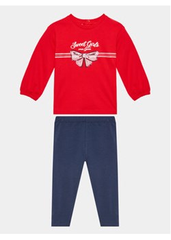 Guess Komplet t-shirt i spodenki A3YG15 KA6W4 Czerwony Regular Fit ze sklepu MODIVO w kategorii Komplety niemowlęce - zdjęcie 168516268