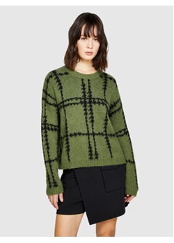 Sisley Sweter 1026L103P Zielony Boxy Fit ze sklepu MODIVO w kategorii Swetry damskie - zdjęcie 168516565