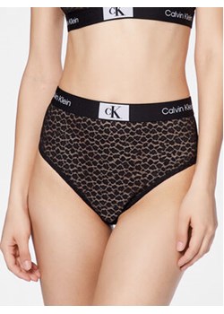 Calvin Klein Underwear Figi klasyczne z wysokim stanem 000QF7177E Czarny ze sklepu MODIVO w kategorii Majtki damskie - zdjęcie 168516887