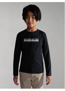 Napapijri Bluzka S-Box NP0A4GNI D Czarny Regular Fit ze sklepu MODIVO w kategorii T-shirty chłopięce - zdjęcie 168516889