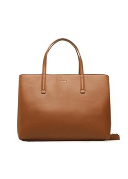 Calvin Klein Torebka Ck Must Tote Md K60K610925 Brązowy ze sklepu MODIVO w kategorii Torby Shopper bag - zdjęcie 168517049