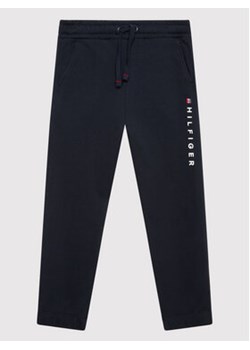 Tommy Hilfiger Spodnie dresowe Logo KS0KS00251 Granatowy Regular Fit ze sklepu MODIVO w kategorii Spodnie chłopięce - zdjęcie 168517186