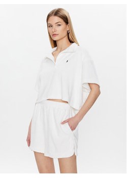 Polo Ralph Lauren Komplet polo i spodenki 21256375 Biały Relaxed Fit ze sklepu MODIVO w kategorii Odzież plażowa - zdjęcie 168517436