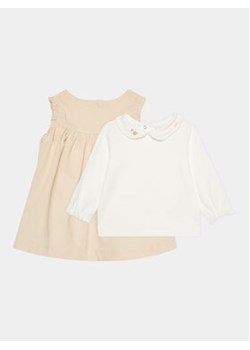 OVS Komplet bluzka i sukienka 1861995 Beżowy Regular Fit ze sklepu MODIVO w kategorii Komplety niemowlęce - zdjęcie 168517445