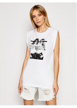 Silvian Heach T-Shirt Laabed CVP19251TS Biały Slim Fit ze sklepu MODIVO w kategorii Bluzki damskie - zdjęcie 168517735