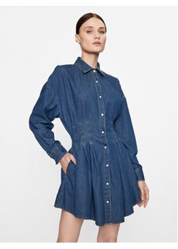 Hugo Sukienka jeansowa Kisitra 50499167 Niebieski Regular Fit ze sklepu MODIVO w kategorii Sukienki - zdjęcie 168517779