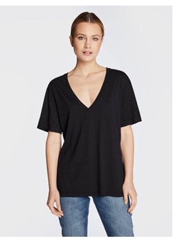IRO T-Shirt Felicie AR287 Czarny Regular Fit ze sklepu MODIVO w kategorii Bluzki damskie - zdjęcie 168517898