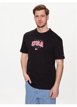 Tommy Jeans T-Shirt Classic Modern Sport USA DM0DM16406 Czarny Regular Fit ze sklepu MODIVO w kategorii T-shirty męskie - zdjęcie 168517939