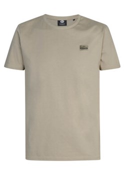 Petrol Industries T-Shirt M-3030-TSR620 Beżowy Regular Fit ze sklepu MODIVO w kategorii T-shirty męskie - zdjęcie 168518075
