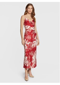 Guess Sukienka koktajlowa Akilina W2BK85 WEX62 Czerwony Regular Fit ze sklepu MODIVO w kategorii Sukienki - zdjęcie 168518289