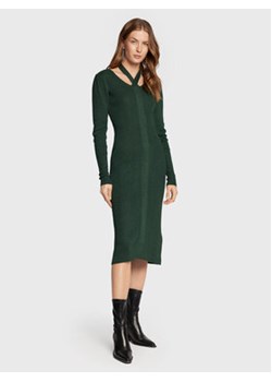 Bruuns Bazaar Sukienka dzianinowa Calla Sabina BBW3025 Zielony Slim Fit ze sklepu MODIVO w kategorii Sukienki - zdjęcie 168518389