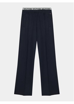 Tommy Hilfiger Spodnie materiałowe Monotype KG0KG07747 D Granatowy Regular Fit ze sklepu MODIVO w kategorii Spodnie chłopięce - zdjęcie 168518716