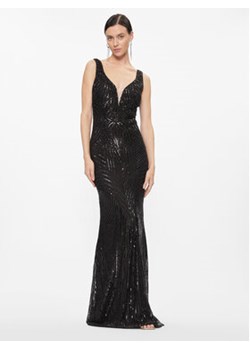 Fracomina Sukienka wieczorowa FQ23WD3005W66701 Czarny Slim Fit ze sklepu MODIVO w kategorii Sukienki - zdjęcie 168519029