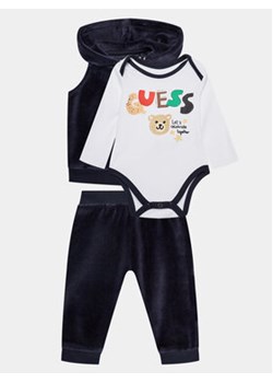 Guess Komplet body, spodnie i kamizelka P3BG02 KAVN0 Niebieski Regular Fit ze sklepu MODIVO w kategorii Komplety niemowlęce - zdjęcie 168519217