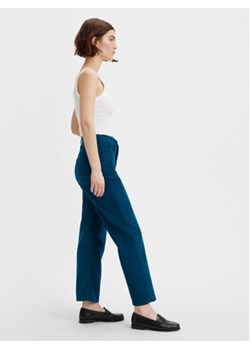Levi's® Spodnie materiałowe 79755-0025 Granatowy Straight Fit ze sklepu MODIVO w kategorii Spodnie damskie - zdjęcie 168519248