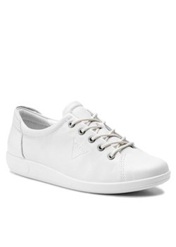ECCO Sneakersy Soft 2.0 20650301007 Biały ze sklepu MODIVO w kategorii Trampki damskie - zdjęcie 168519387