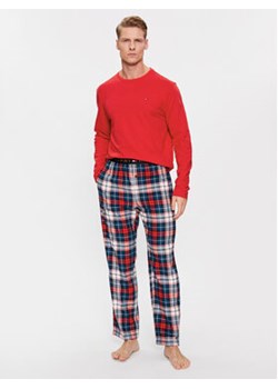 Tommy Hilfiger Piżama UM0UM02988 Czerwony Regular Fit ze sklepu MODIVO w kategorii Piżamy męskie - zdjęcie 168519536