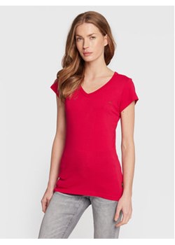 G-Star Raw T-Shirt Eyben Stripe D21314-4107-D305 Różowy Slim Fit ze sklepu MODIVO w kategorii Bluzki damskie - zdjęcie 168519537