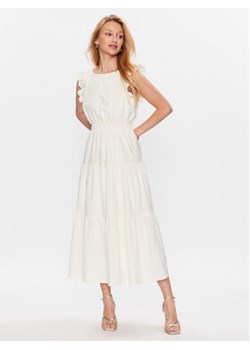 YAS Sukienka 26029902 Biały Regular Fit ze sklepu MODIVO w kategorii Sukienki - zdjęcie 168519687