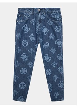 Guess Spodnie materiałowe J3YA01 D45E0 Różowy Regular Fit ze sklepu MODIVO w kategorii Spodnie dziewczęce - zdjęcie 168519787