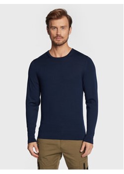 Calvin Klein Sweter Superior K10K109474 Granatowy Regular Fit ze sklepu MODIVO w kategorii Swetry męskie - zdjęcie 168519845